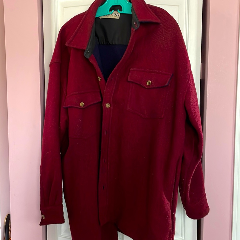 Thick Wool(70%) Shirt Coat